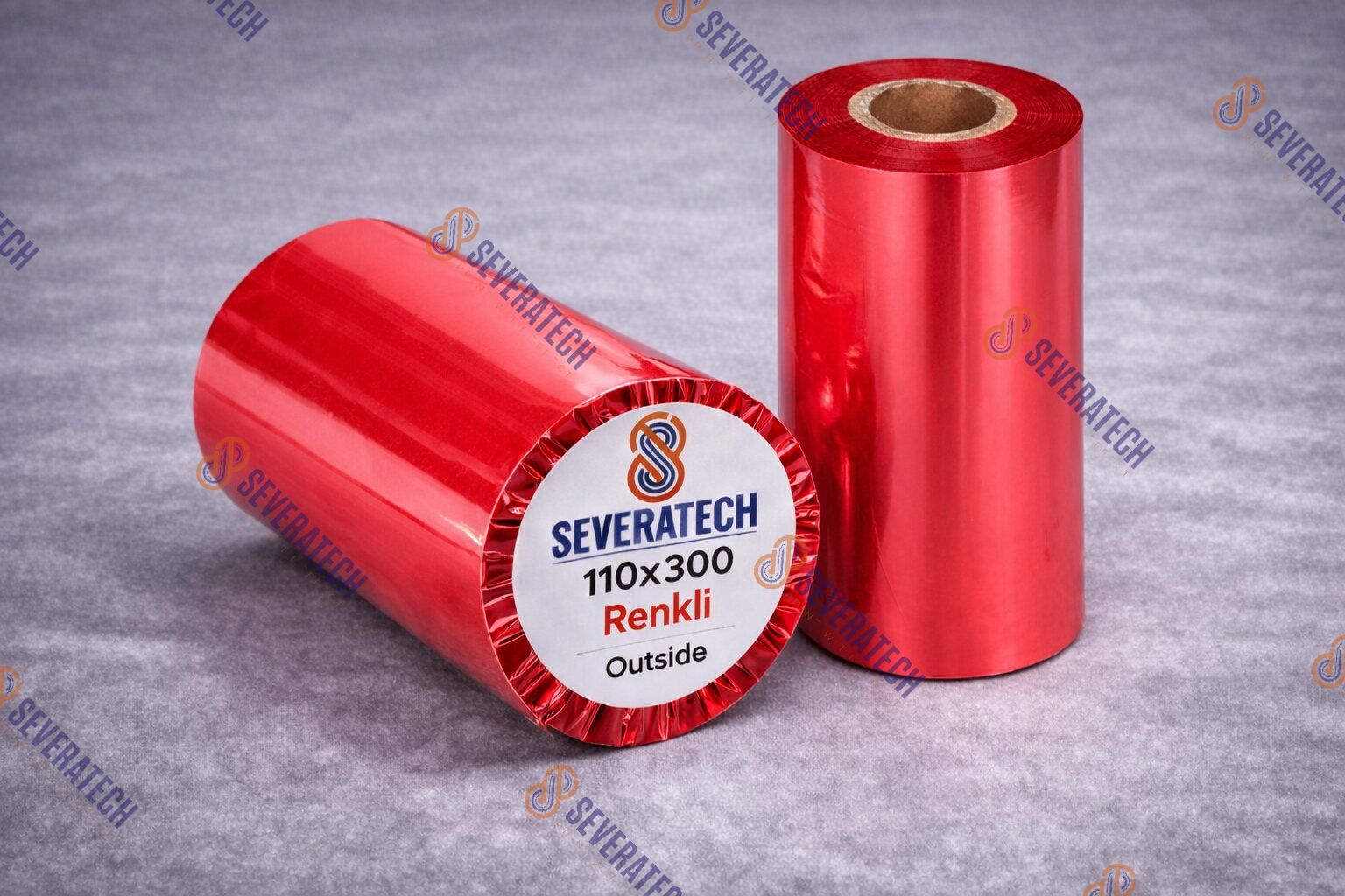 kırmızı barkod yazıcı ribon