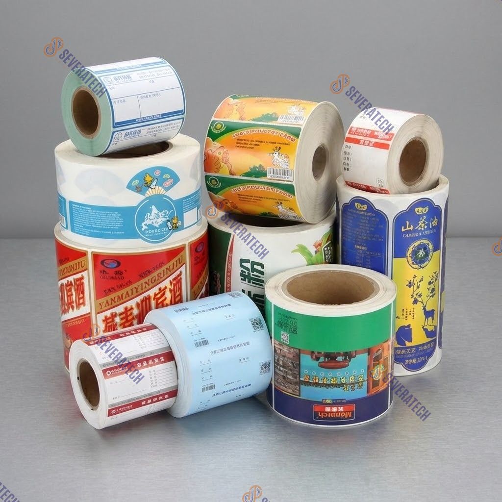 inkjet pp parlak etiket