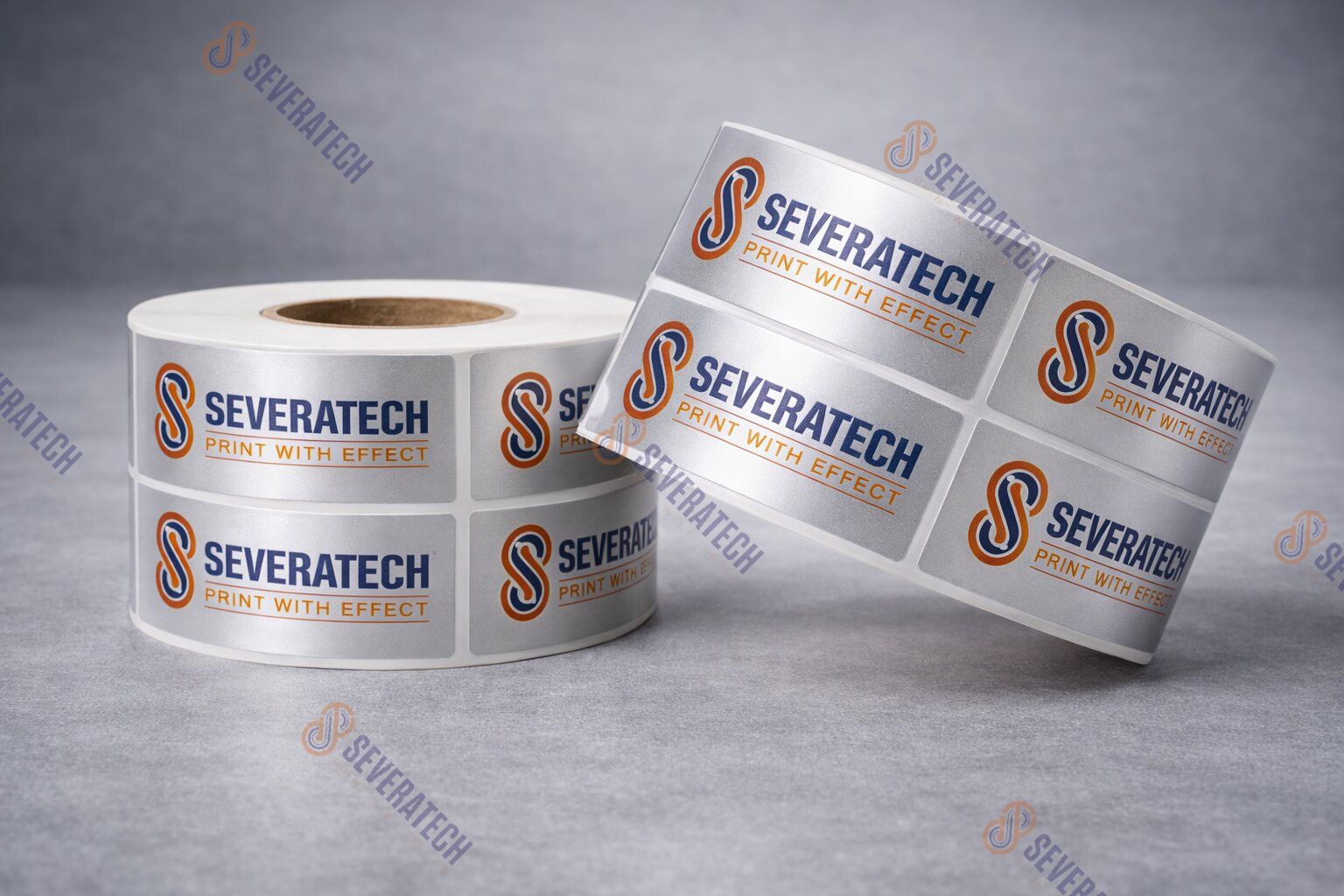 inkjet silvermat etiket