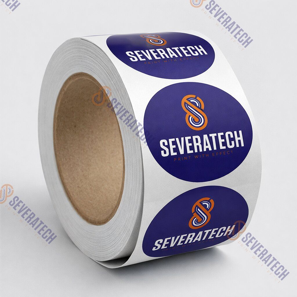 baskılı kuşe etiket