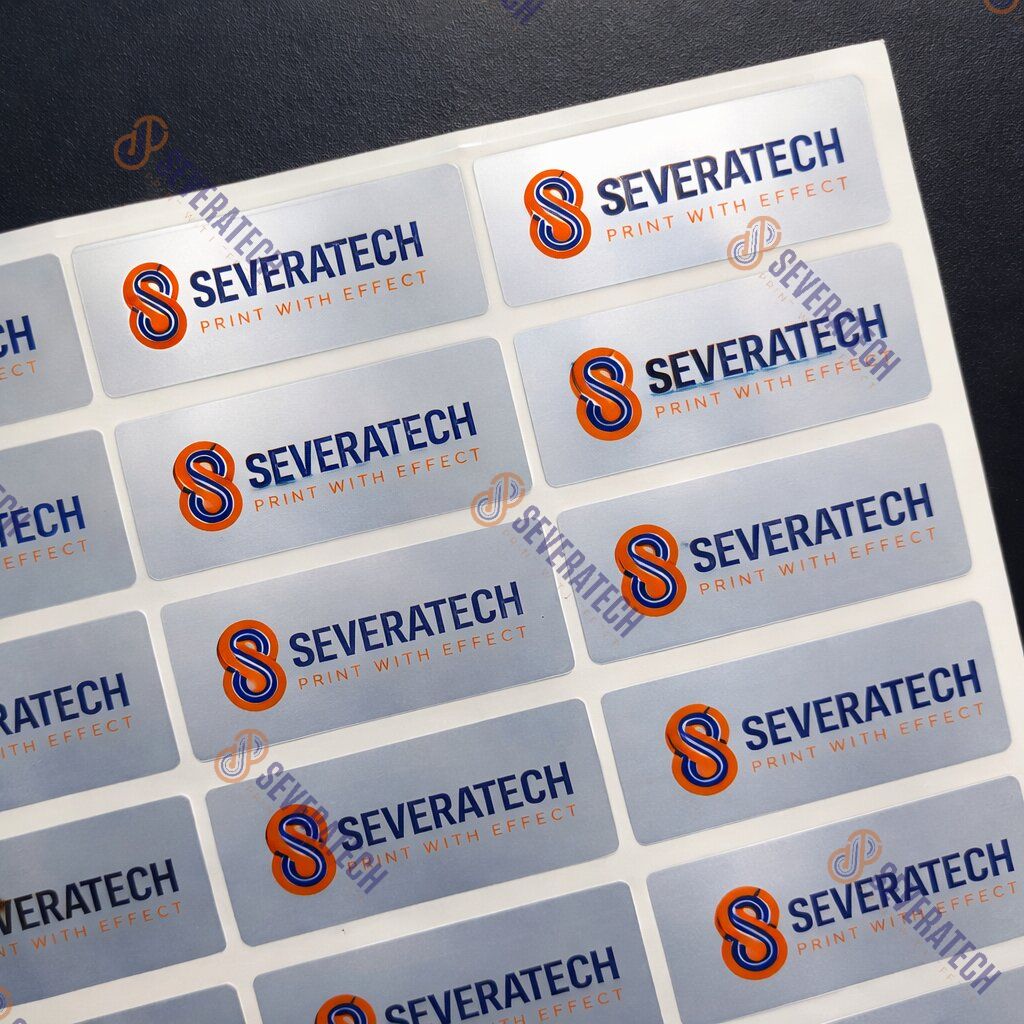 baskılı silvermat etiket